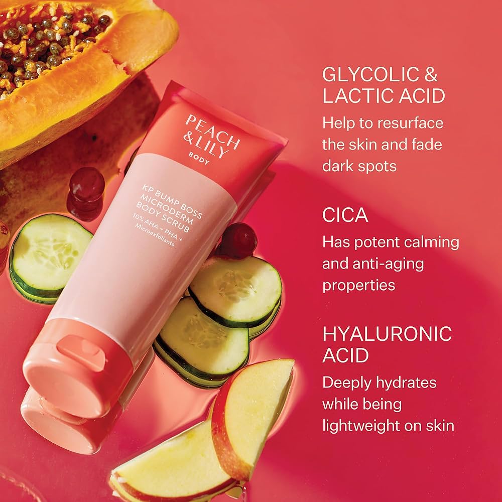 Peach & Lily KP Bump Boss Microderm Body Scrub (230g / 8.11 oz)