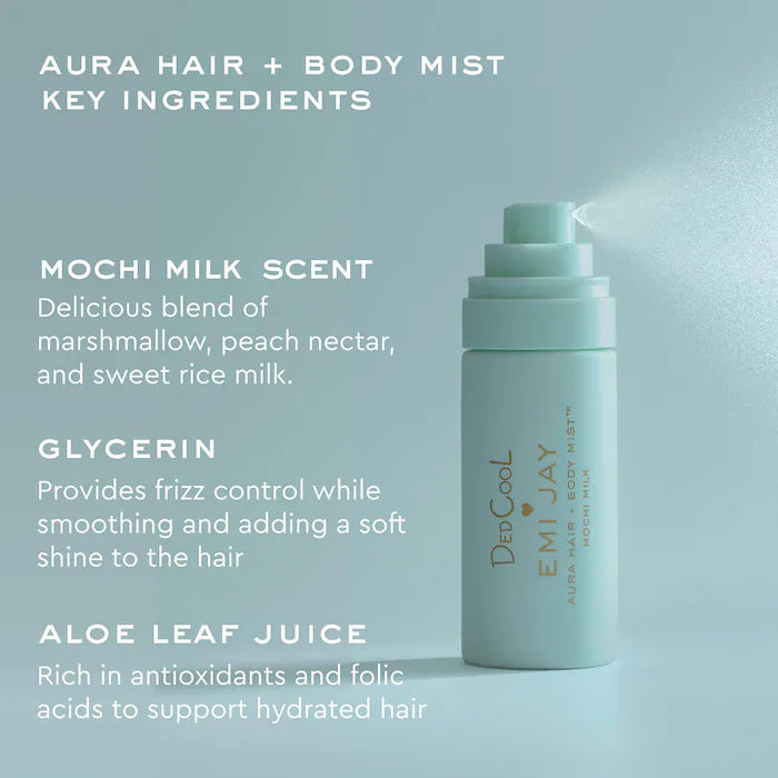 Emi Jay x DedCool - Aura Hair & Body Mist in Mochi Milk