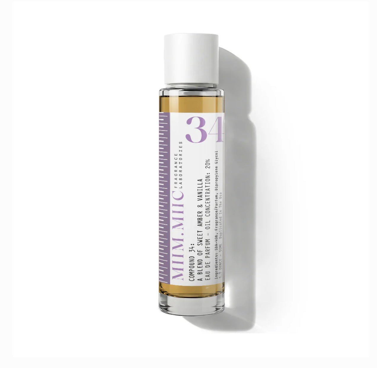 MIIM.MIIC - No. 34 Sweet Amber & Vanilla Eau de Parfum