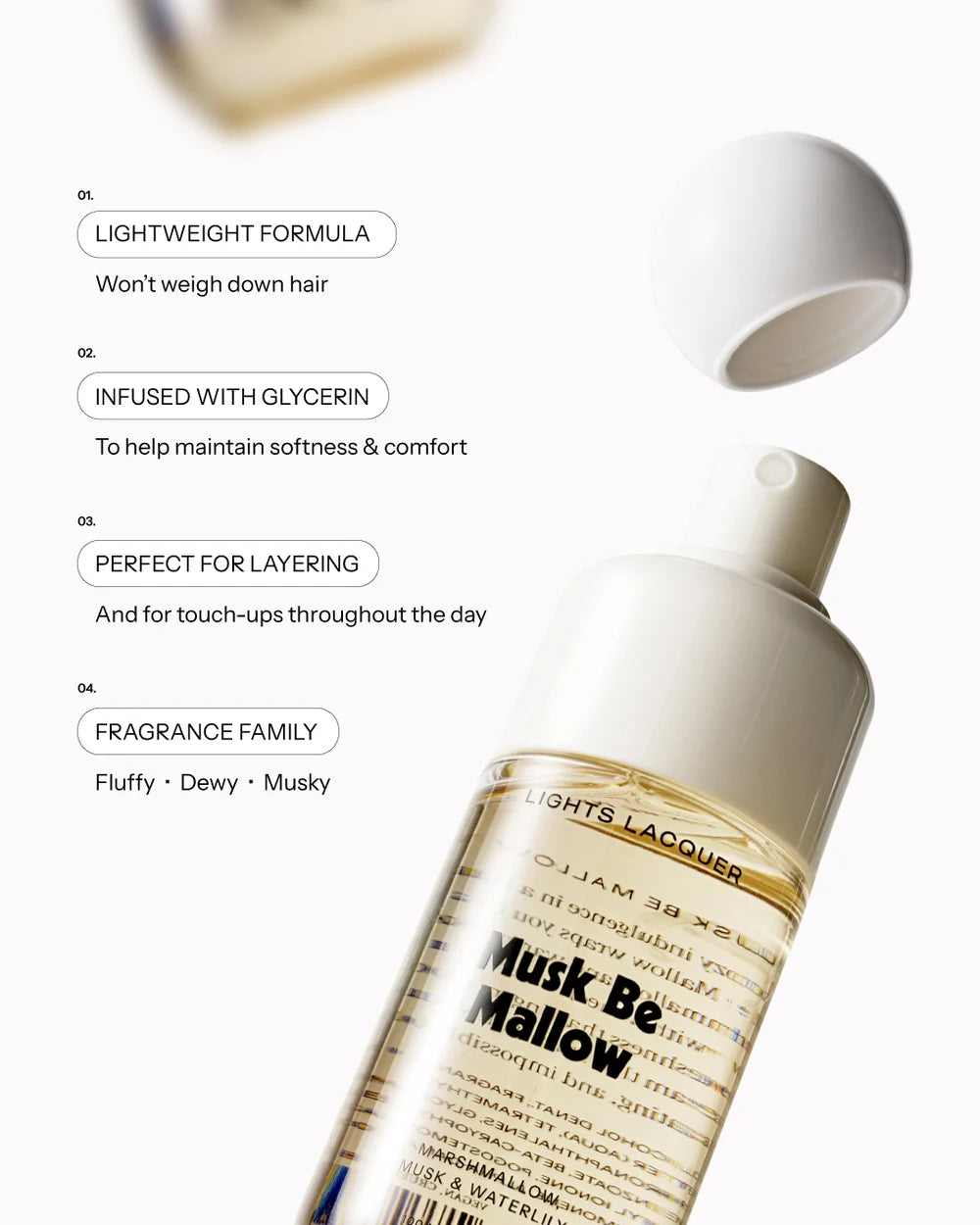 Lights Lacquer - Musk Be Mallow Hair & Body Mist