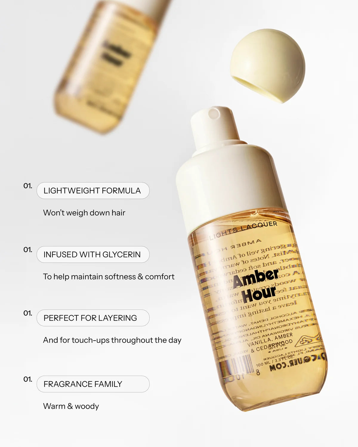 Lights Lacquer - Amber Hour Hair & Body Mist