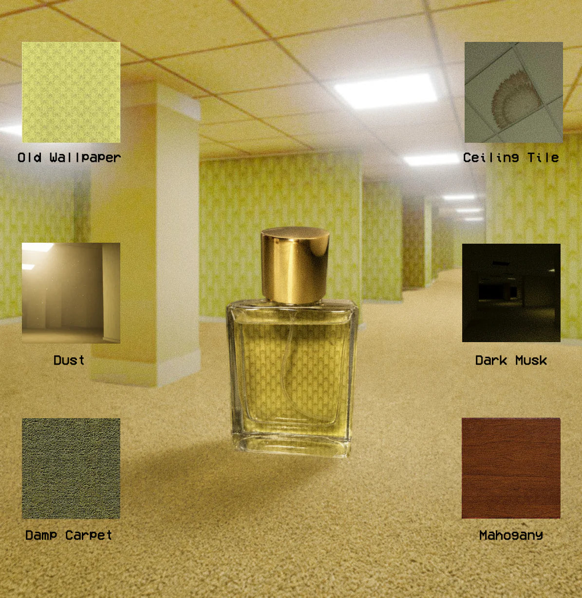 RomancePlanet x Unjust - Backrooms Eau de Parfum