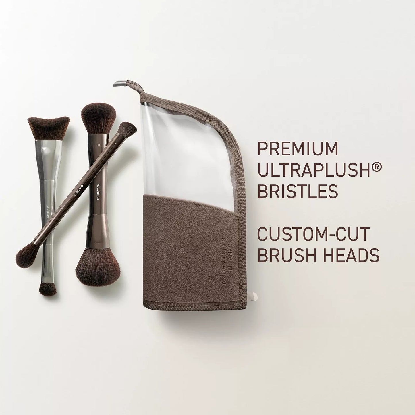 Real Techniques - Kelli Anne Light Layers Base Makeup Brush Set