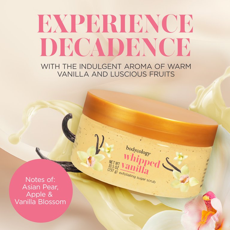 Bodycology Exfoliating Sugar Scrub, – 10 oz