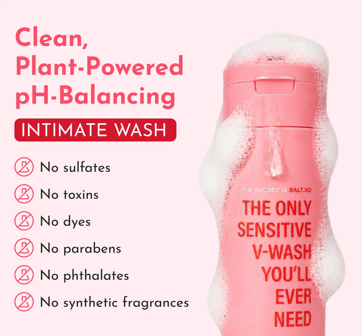 Salt.xo – Sensitive Yoni Gel (pH Balancing Intimate Wash)