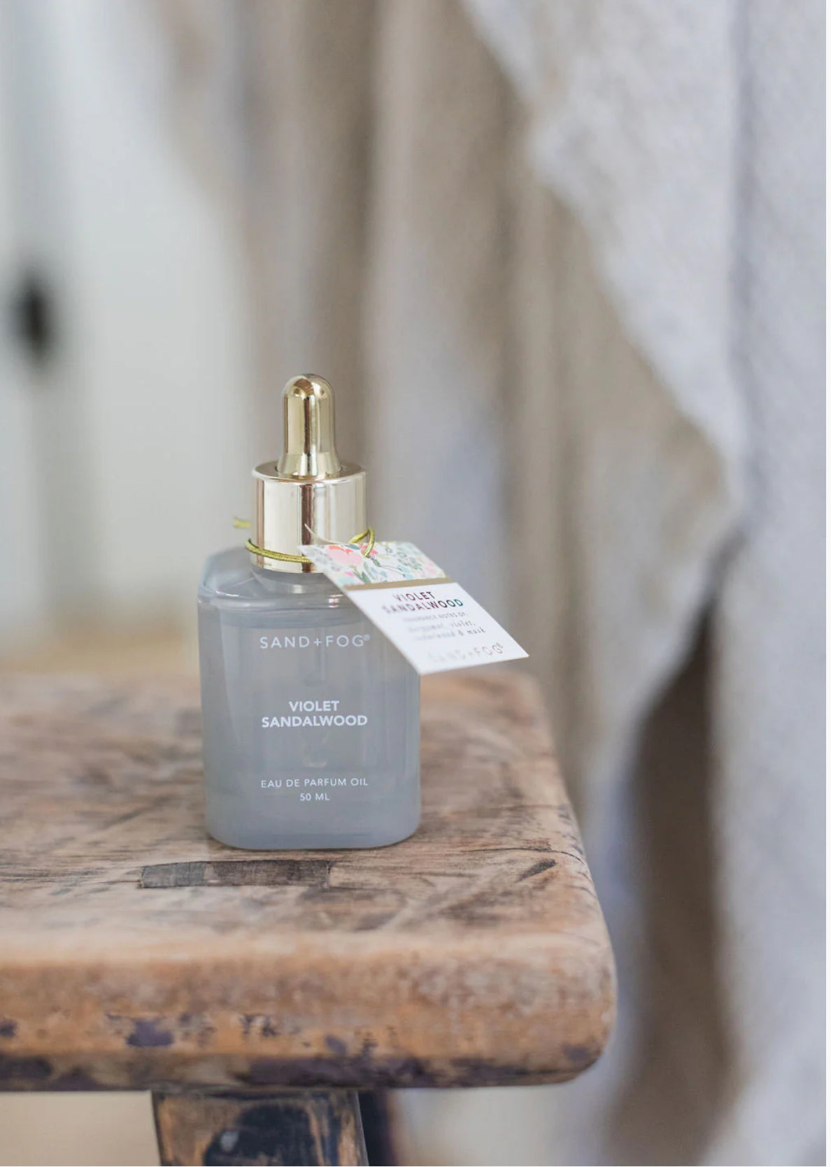 Sand + Fog Violet Sandalwood Perfume Oil (50ml Dropper)