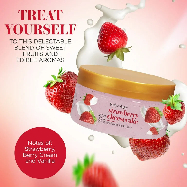 Bodycology Exfoliating Sugar Scrub, – 10 oz
