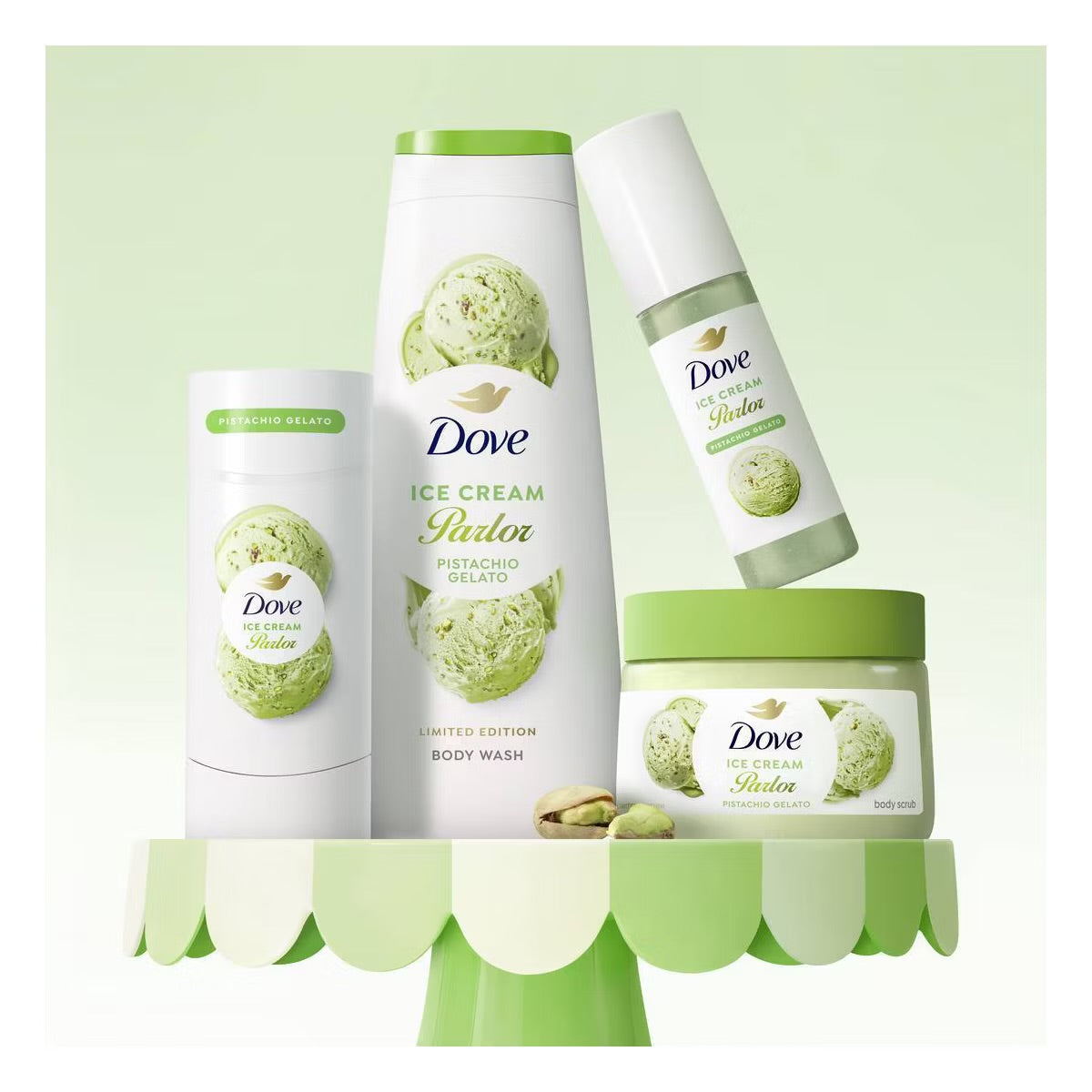 Dove - Pistachio Gelato Limited Edition Ice Cream Parlor Collection