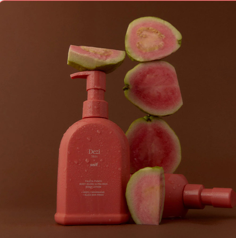 DEZI SKIN x Snif – Body Gloss Lotion (300 ml / 75 ml Travel Size)