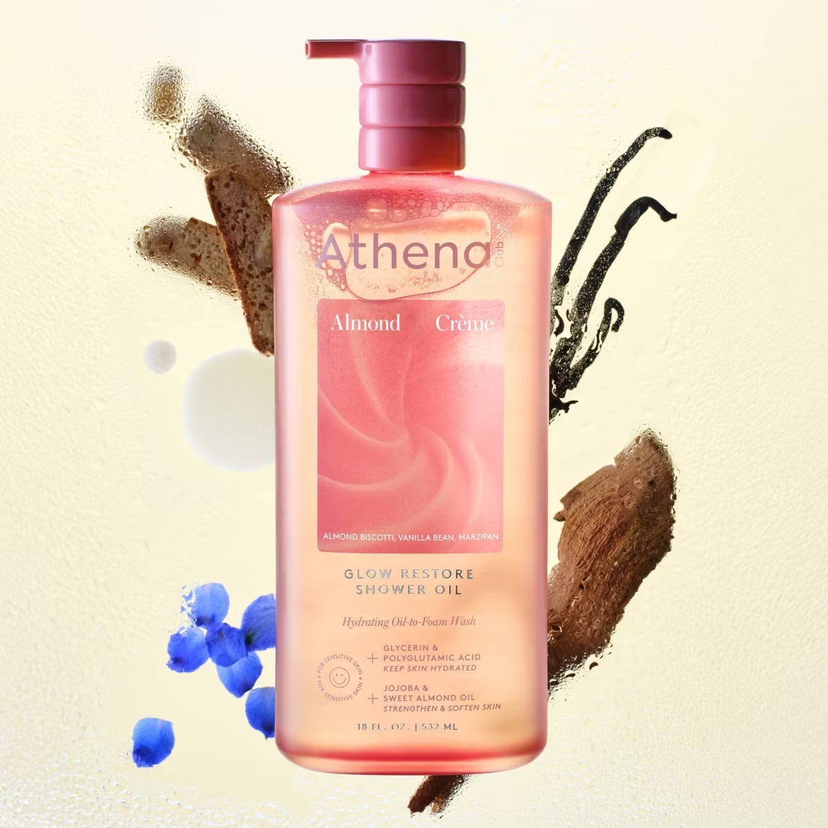 Athena Club - Glow Restore Shower Oil (18 fl oz)