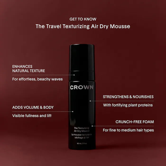 Crown Affair - The Bestsellers Trio Hair Gift Set for Volume, Hydration & Air-Dry Texture