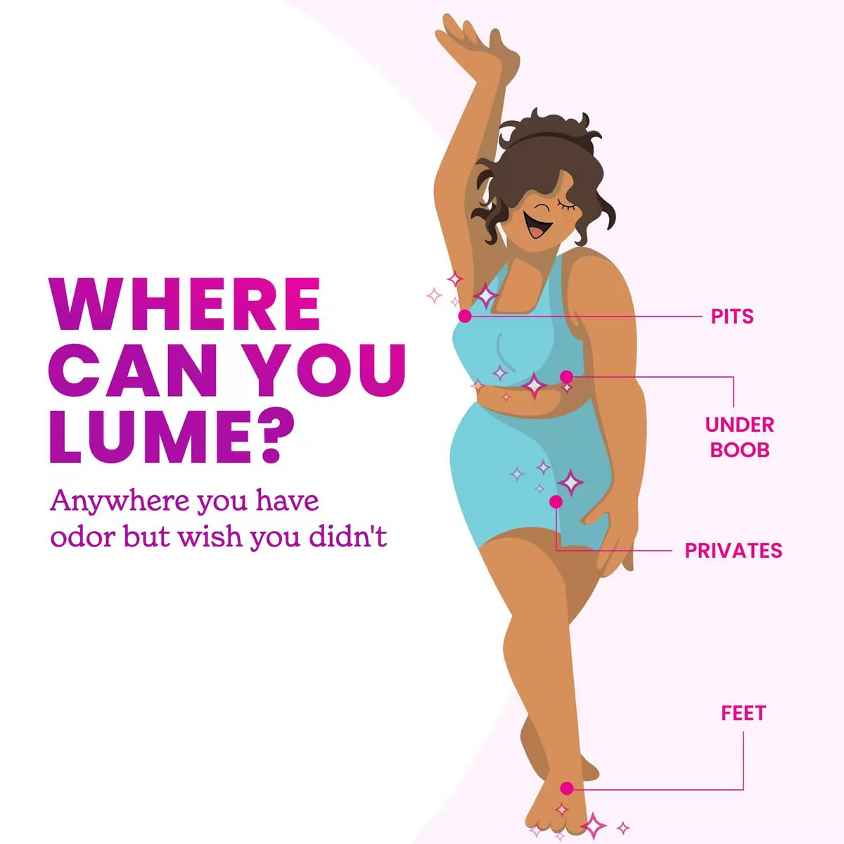 Lume – Whole Body Deodorant Invisible Cream Tube