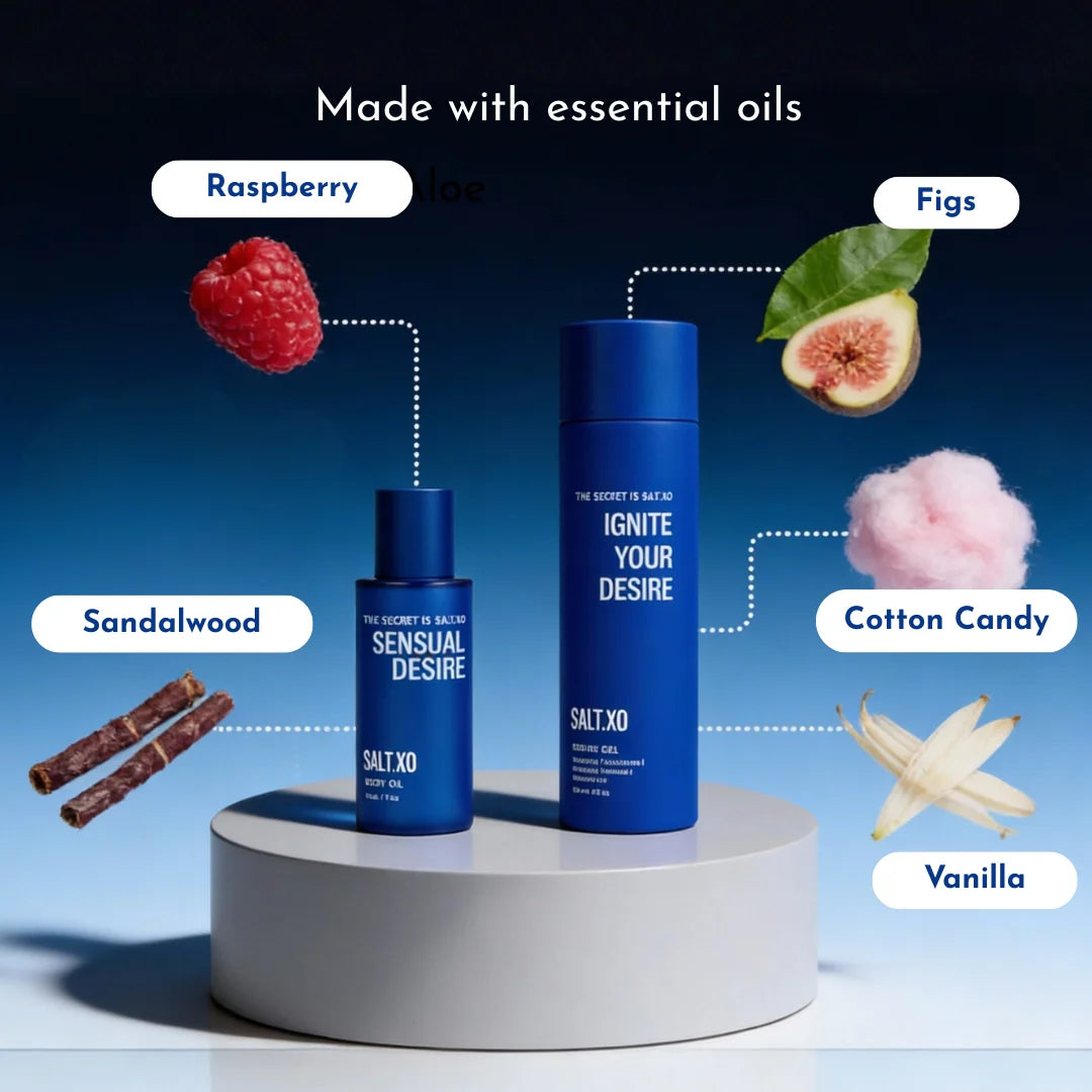 Salt.xo – Desire Duo: Ignite Body Wash + Sensual Desire Body Oil Bundle