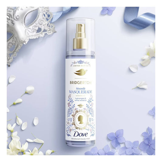 Dove x Bridgerton – Moonlit Masquerade Body Mist (Limited Edition, 8oz)