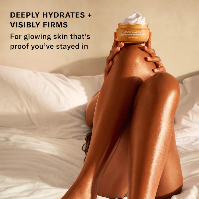 Josie Maran – In Bed (Whipped Vanilla Milk + Cashmere Musk) Whipped Argan Oil Body Butter