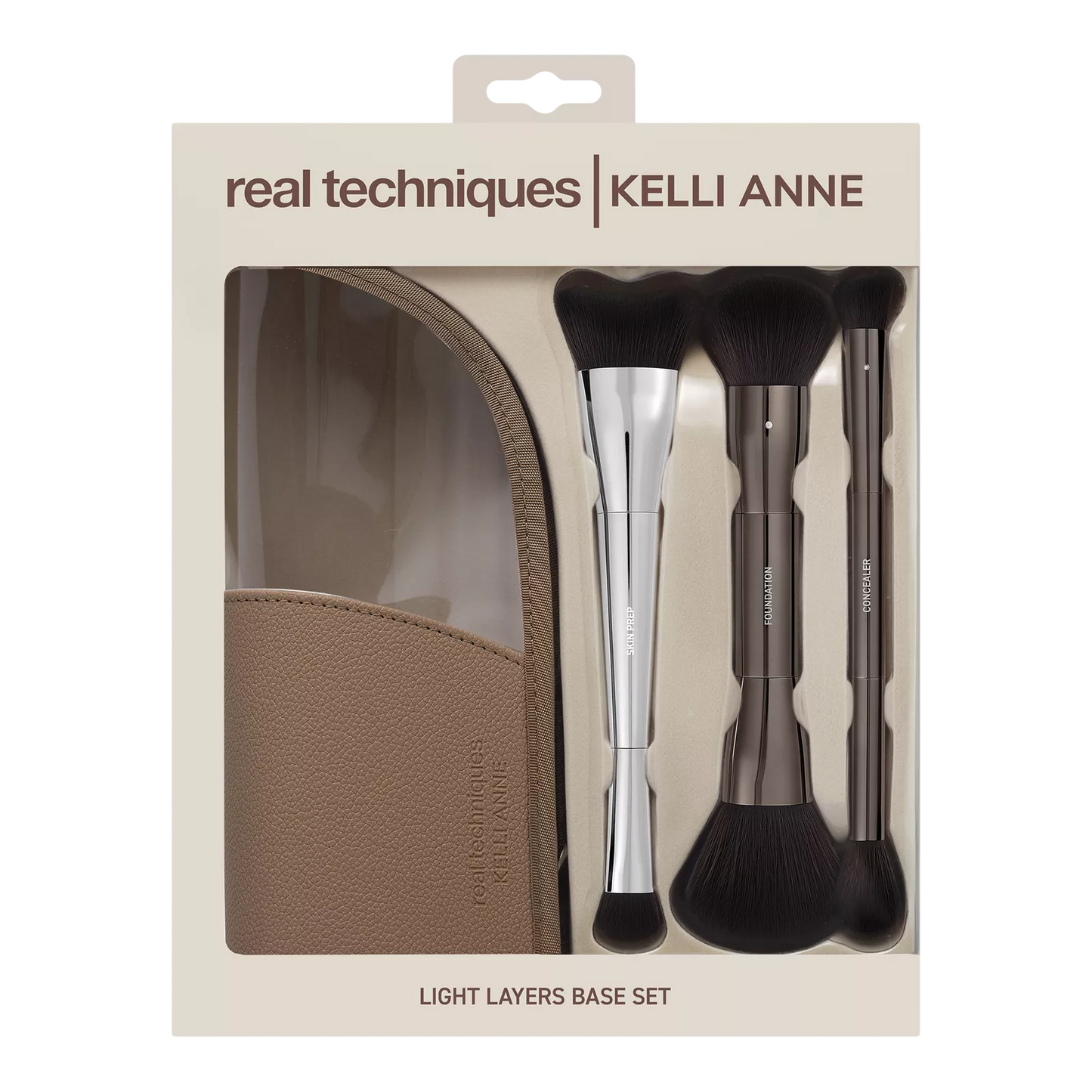 Real Techniques - Kelli Anne Light Layers Base Makeup Brush Set