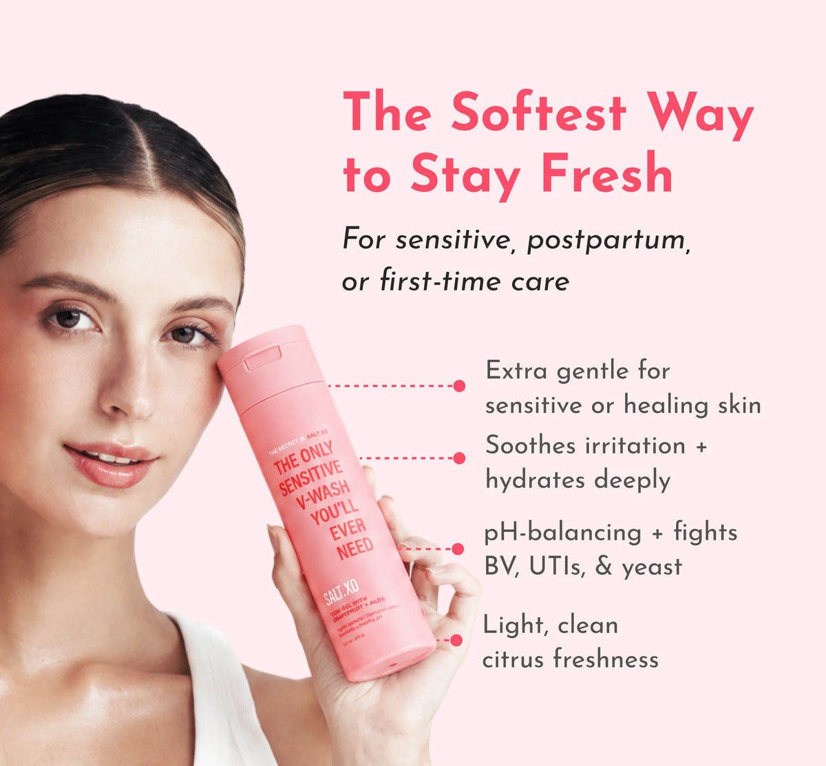 Salt.xo – Sensitive Yoni Gel (pH Balancing Intimate Wash)