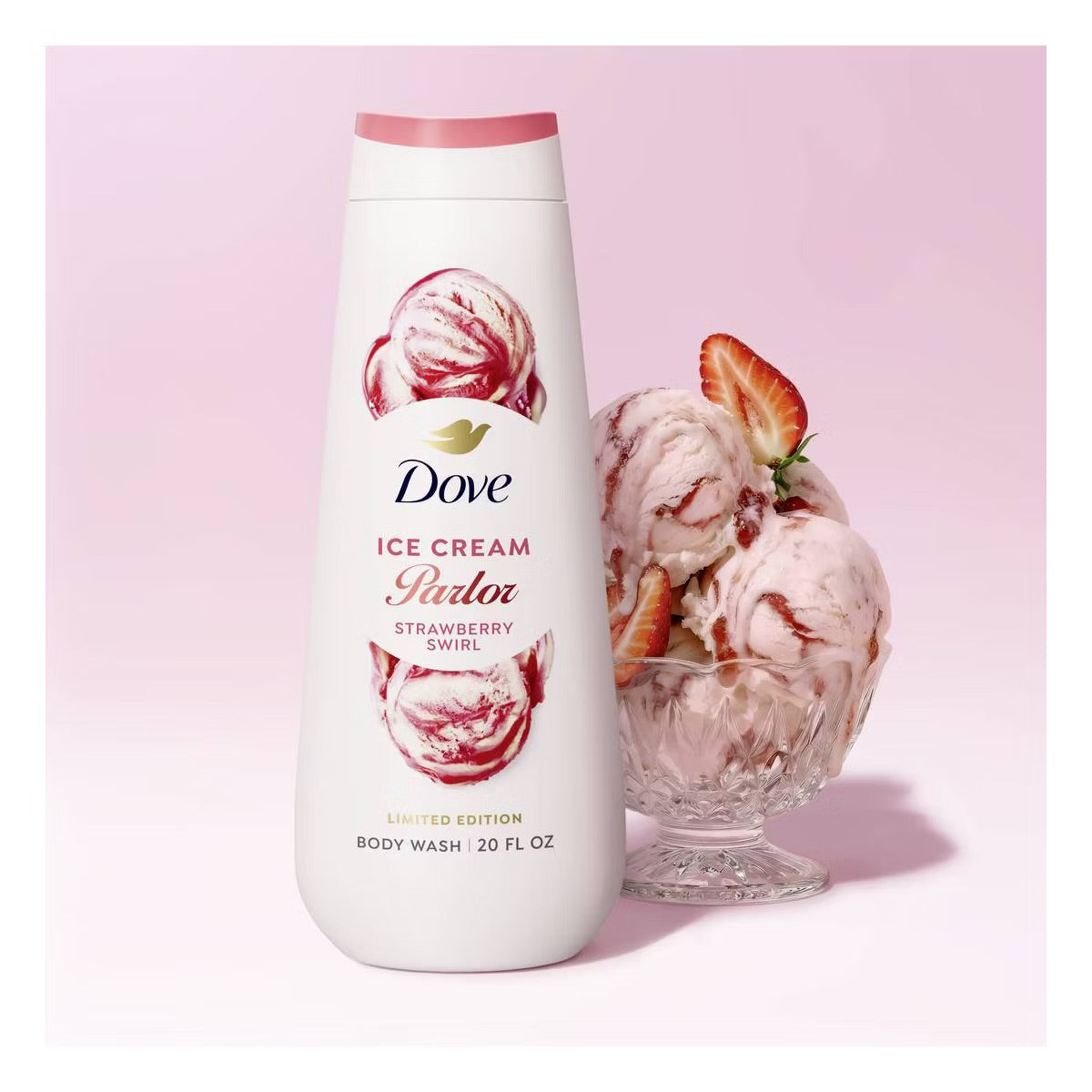 Dove - Strawberry Swirl Limited Edition Ice Cream Parlor Collection