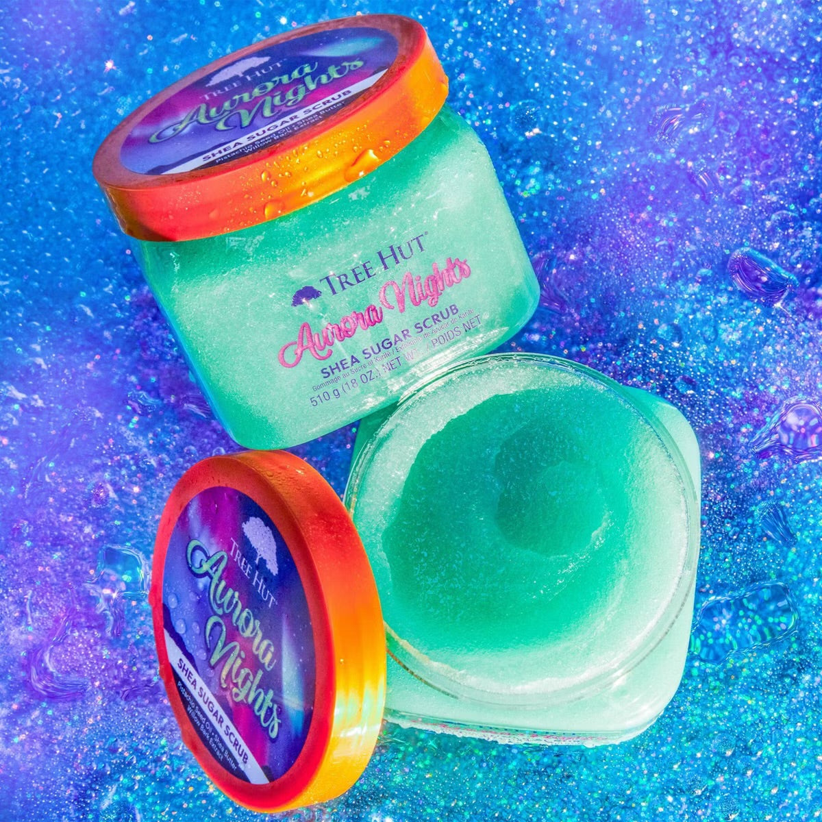 Tree Hut Aurora Nights Shea Sugar Scrub – 18 oz