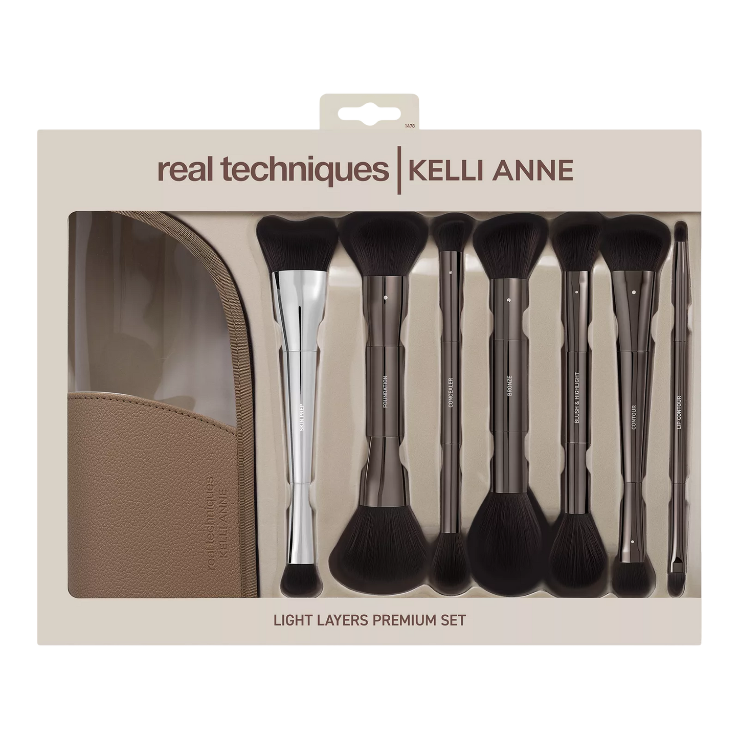 Real Techniques - Kelli Anne Light Layers Premium Makeup Brush Set