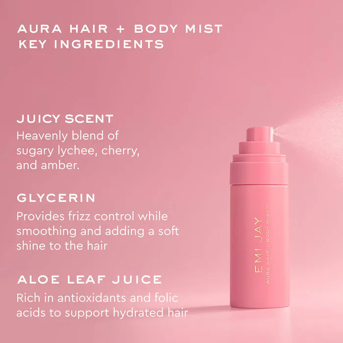 Emi Jay – Aura Hair & Body Fragrance Mist (Lychee Baby)
